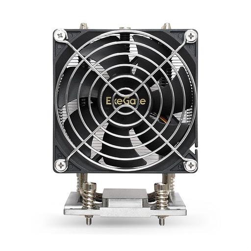 Кулер ExeGate ESNK-P0064AP4.PWM.4U.SP3.Cu (Al+Cu, 4U, 6 тепл. трубок, LGA SP3, TDP 280W, PWM, 1900-3800RPM, 2 ball bearing, 4pin, 44db, 730г, на винтах, с термопастой, Retail box) фото 2