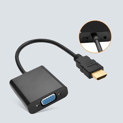 Переходник Buro HDMI-M-VGA-F-WUSB HDMI (m) VGA (f) 0.1м фото 3