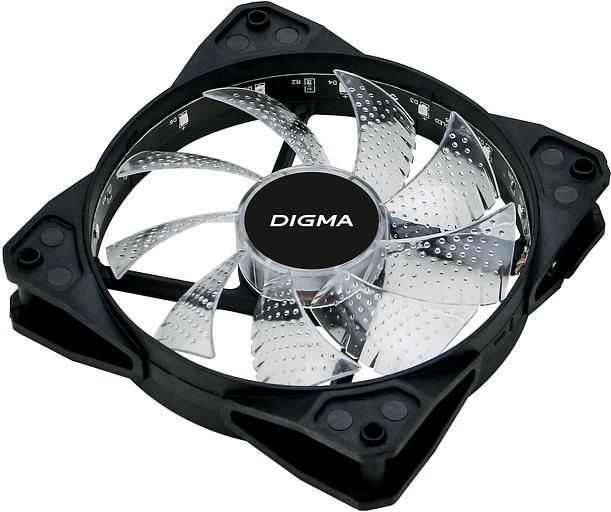 Вентилятор Digma DFAN-FRGB2 3-pin 4-pin(Molex)24dB 160gr LED Ret фото 4