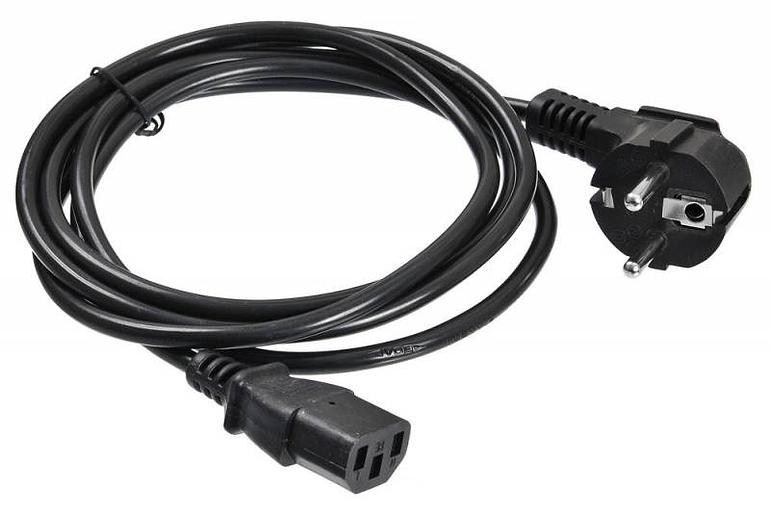 Кабель Buro BU-PCAB-3M-16A IEC C13 Евровилка 3м фото 1
