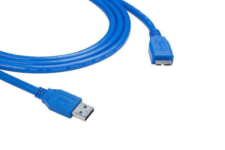 Kramer C-USB3/MicroB-3 Кабель USB-A 3.0 вилка- USB-Micro B вилка, 0,9 м (96-02356003) фото 1