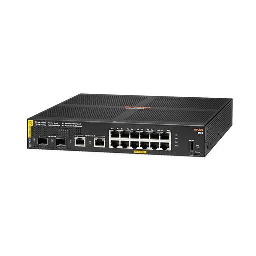 JL679A HPE Коммутатор Aruba 6100 Managed L3 12G Class4 PoE 139W 2SFP+ фото 1