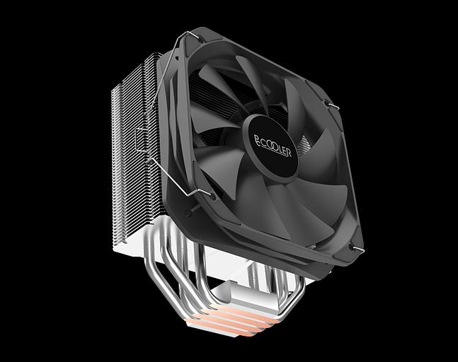 Кулер для процессора PCCooler Paladin 400 S115X/1200/1700/AM4 (20 шт/кор, TDP 200W, 130mm PWM FAN, 4 тепловые трубки 6мм, 800-1600RPM, 18-28,6dBa) (Paladin 400) фото 2