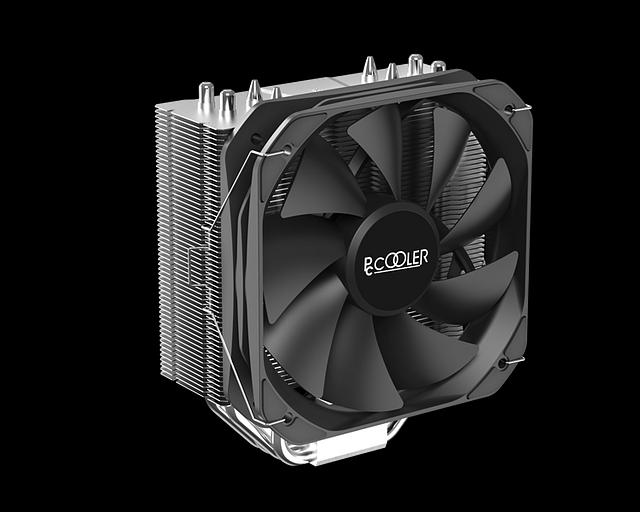 Кулер для процессора PCCooler Paladin 400 S115X/1200/1700/AM4 (20 шт/кор, TDP 200W, 130mm PWM FAN, 4 тепловые трубки 6мм, 800-1600RPM, 18-28,6dBa) (Paladin 400) фото 4
