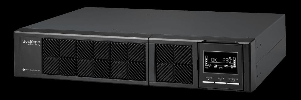 Источник бесперебойного питания Systeme Electriс Smart-Save Online SRV, 2000VA/1800W, On-Line, Rack 2U(Tower convertible), LCD, Out: 6xC13, SNMP Intelligent Slot, USB, RS-232 (SRVSE2KRTI) фото 1