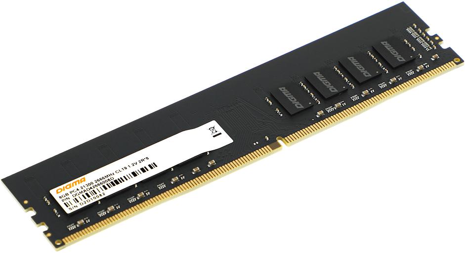 Память DDR4 8Gb 2666MHz Digma DGMAD42666008D RTL PC4-21300 CL19 DIMM 288-pin 1.2В dual rank фото 6