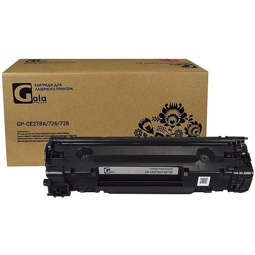 GalaPrint GP-CE278A/726/728 (№78A) для принтеров HP LaserJet Pro M1536/M1536dnf/P1566/P1606/P1606dn/Canon i-SENSYS LBP6200/LBP-6230/LBP6200/LBP6200d/LBP6230/LBP6230dw/FAX-L150/FAX-L170/FAX-L410/MF4410/MF4430/MF4450/MF4550/MF4570/MF4580/MF4730/MF4750/MF47 фото 1