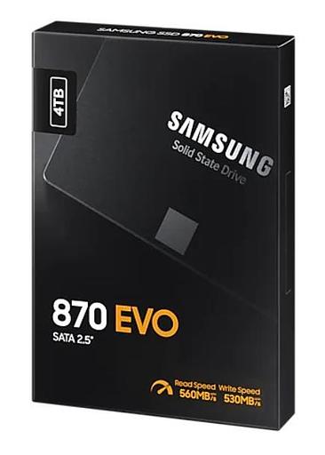 SSD жесткий диск SATA2.5" 4TB 6GB/S 870 EVO MZ-77E4T0BW SAMSUNG фото 4