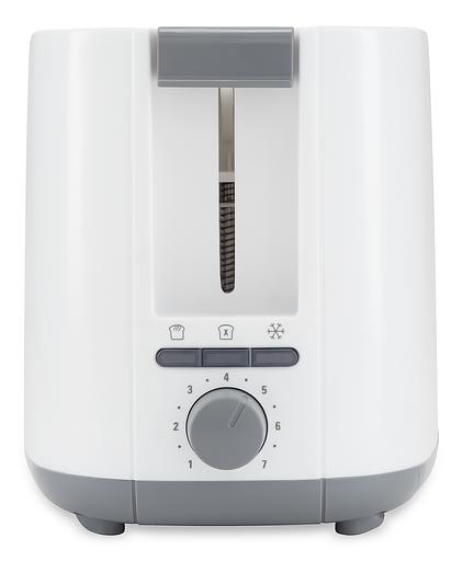 Тостер Hyundai HYT-2301 800Вт белый/серый фото 4