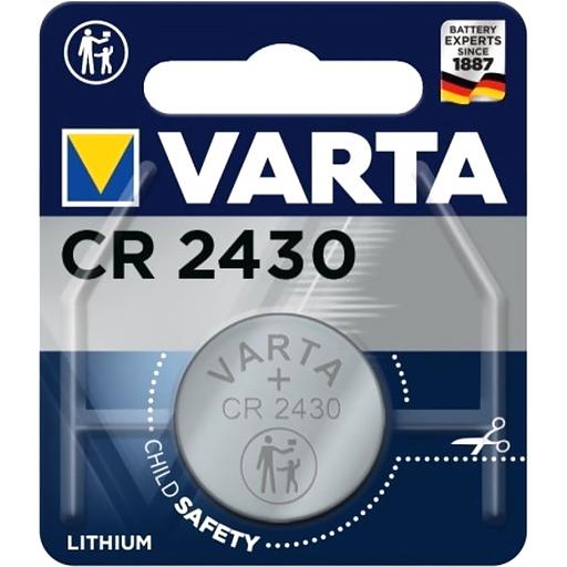 Батарейка Varta ELECTRONICS CR2430 BL1 Lithium 3V (6430) (1/10/100) Varta PRIMARY LITHIUM CR2430 (06430101401) фото 2