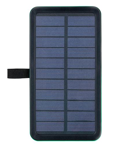 Мобильный аккумулятор Cactus CS-PBFSPT-10000 10000mAh 3A 2xUSB солн.бат. черный фото 1