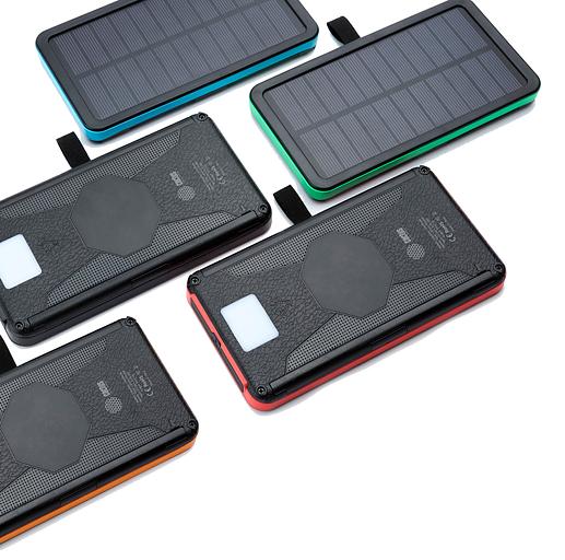 Мобильный аккумулятор Cactus CS-PBFSPT-10000 10000mAh 3A 2xUSB солн.бат. черный фото 4