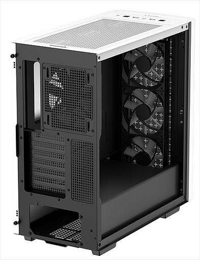 Корпус Deepcool CK560 WH без БП, боковое окно (закаленное стекло), 3xARGB LED 120мм вентилятора спереди и 1x140мм вентилятор сзади, белый, ATX (CK560 WH) фото 5