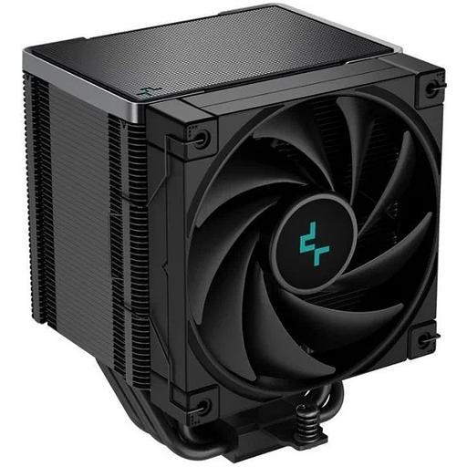 Кулер для процессора DEEPCOOL AK500 ZERO DARK LGA20XX/1700/1200/115X/AM5/AM4 (9шт/кор, TDP 240W, PWM, Fan 120mm, 5 тепл. Трубок, Copper Base, черный) RET (AK500 ZERO DARK) фото 1