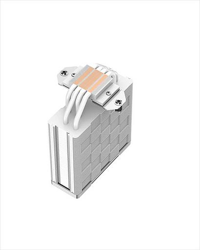 Кулер для процессора DEEPCOOL AK400 WH LGA1700/1200/115X/AM5/AM4 (18шт/кор, TDP 260W, PWM, Fan 120mm, 4 тепл. Трубки, белый) RET (AK400 WH) фото 3