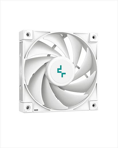 Кулер для процессора DEEPCOOL AK400 WH LGA1700/1200/115X/AM5/AM4 (18шт/кор, TDP 260W, PWM, Fan 120mm, 4 тепл. Трубки, белый) RET (AK400 WH) фото 4