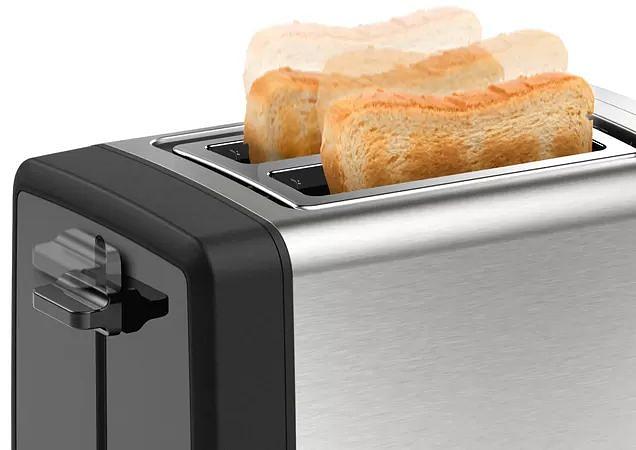 Тостер Bosch TAT4P420 нержавеющая сталь/черный фото 9