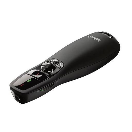 Презентер Logitech R400 (черный, 2.4 GHz, 2 батареи типа AAA, футляр для переноски) (арт. 910-004252, M/N: R-R0008 / C-U0014) фото 2