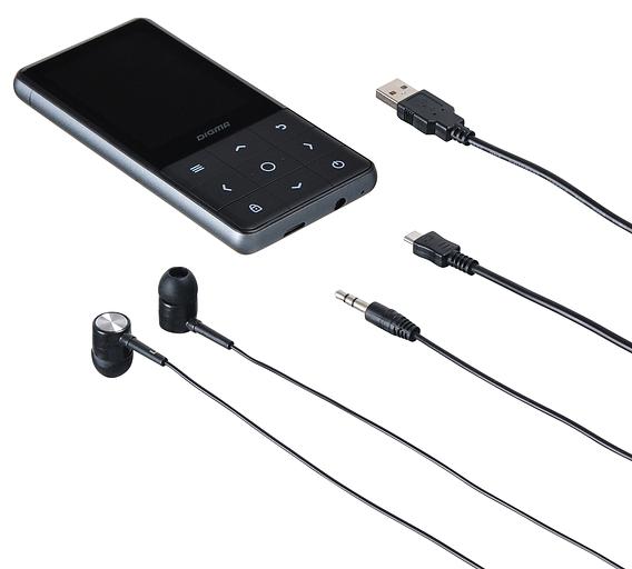 Плеер Hi-Fi Flash Digma Y4 BT 16Gb черный/2.4"/FM/microSDHC фото 8