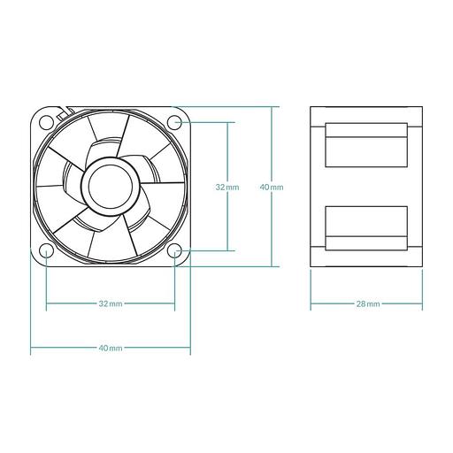 Вентилятор корпусной ARCTIC S4028-15K 5-Pack 1400-15000rpm rpm Dual Ball Bearing 4-Pin Fan-Connector (ACFAN00274A) фото 6