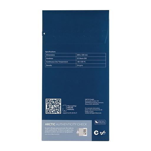 Термопрокладка Arctic Thermal pad 200x100mm, 0,5mm - 2 Pack TP-3 (ACTPD00058A) фото 5