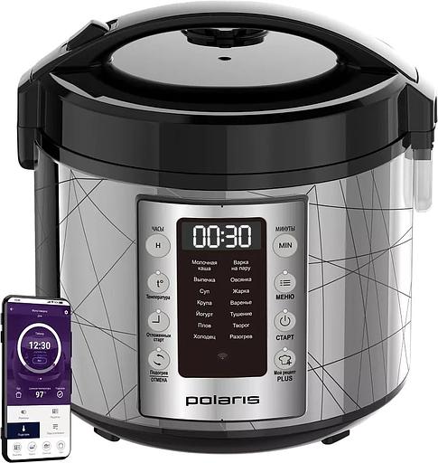Мультиварка Polaris IQ Home PMC 5020 Wi Fi 5л 750Вт серебристый фото 1