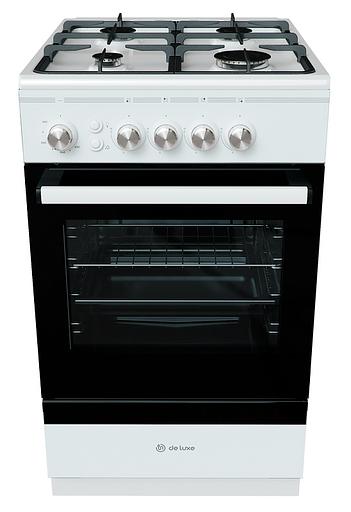 Плита Газовая De Luxe 506040.24г ЧР белый фото 1