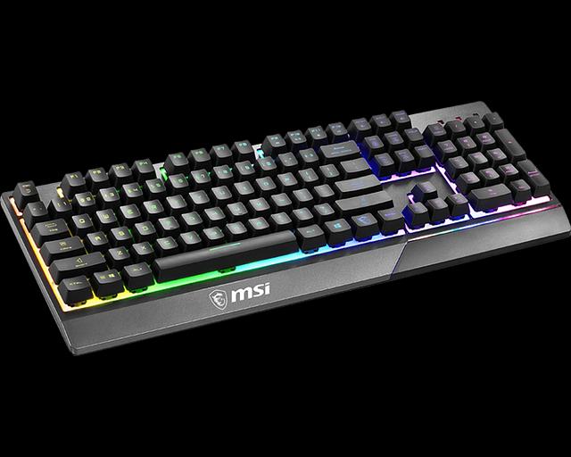 Клавиатра проводная Gaming Keyboard MSI VIGOR GK30, Wired, Mechanical-like plunger switches. 6 zones RGB lighting with several lighting effects. Anti-ghosting Capability. Water Resistant (spill-proof), Black (S11-04RU236-CLA) фото 2