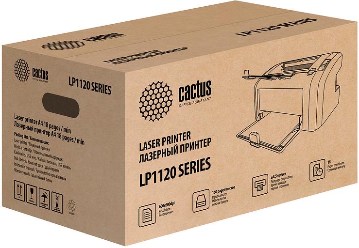 Принтер лазерный Cactus CS-LP1120W A4 (в комплекте: картридж + кабель USB A(m) - USB B(m)) фото 5