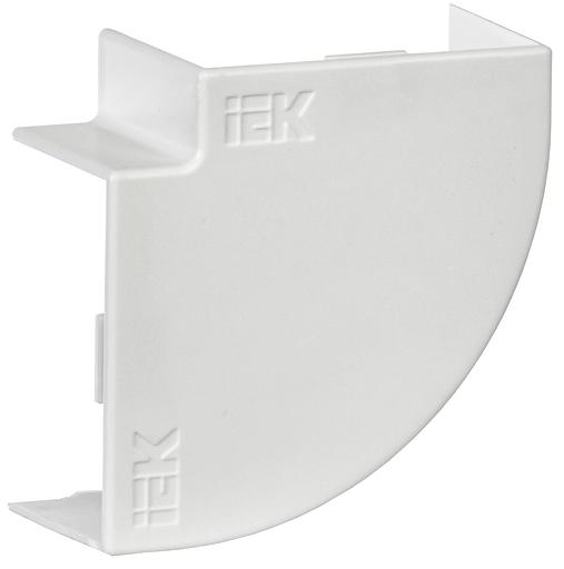 Поворот для кабель-каналов IEK CKMP10D-P-025-016-K01 фронтальная 16x25мм белый (упак.:4шт) фото 1