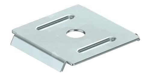 Площадка IEK CLW10-CR для лотка W54мм L52мм H10мм сталь (упак.:1шт) фото 1