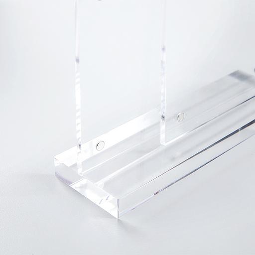 Магнитная рамка Deli 50857 A4 21х29.7см настольная прозрачный фото 3