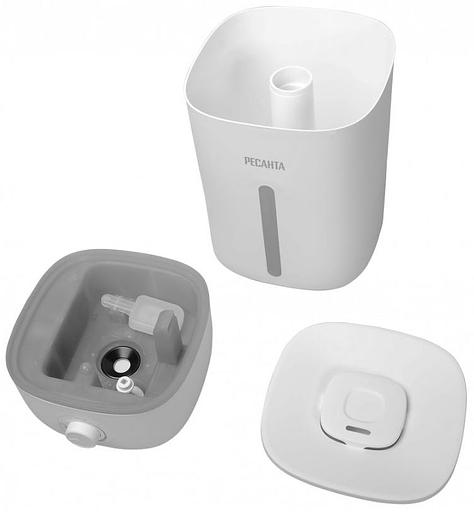 Увлажнитель воздуха Ресанта УВ-3 25Вт (ультразвуковой) белый фото 5