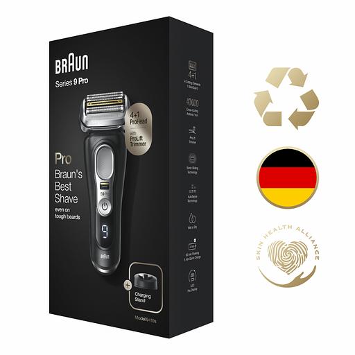 Бритва сетчатая Braun Series 9 9410s реж.эл.:5 питан.:аккум. черный фото 9