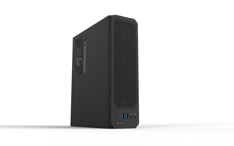 Корпус с блоком питания Foxline FL-1004-TFX230B-85 фото 1