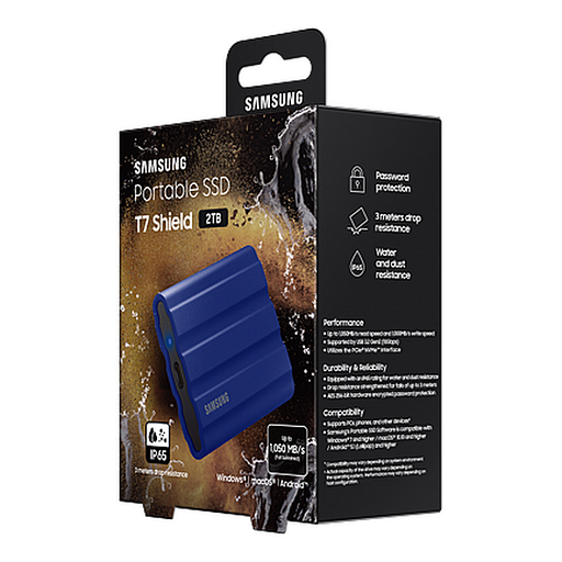 Внешние HDD и SSD Samsung T7 Shield 2TB (MU-PE2T0R/WW) фото 3