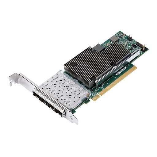 Сетевая карта Lenovo ThinkSystem Broadcom 57454 10/25GbE SFP28 4-port PCIe Ethernet Adapter V2 (4XC7A08316) фото 1