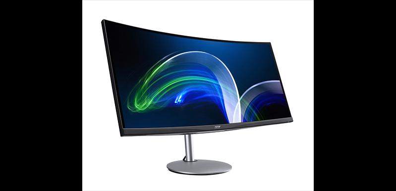 Монитор 34" ACER (Ent.) CB342CURbemiiphuzx IPS, 21:9, 3440x1440, 300nit, 75Hz 2ms, 300cd 2xHDMI(2.0) + 1xDP(1.2) + 1xTYPE C (PD90W) + USB3.0x4+USB-B(2up 4down) + RJ45 + Audio out+H.adj.150+Dockable (RJ45) (UM.CB2EE.015) фото 2
