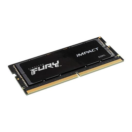 Оперативная память Kingston DDR5 8GB 4800MT/s CL38 SODIMM FURY Impact PnP (KF548S38IB-8) фото 1