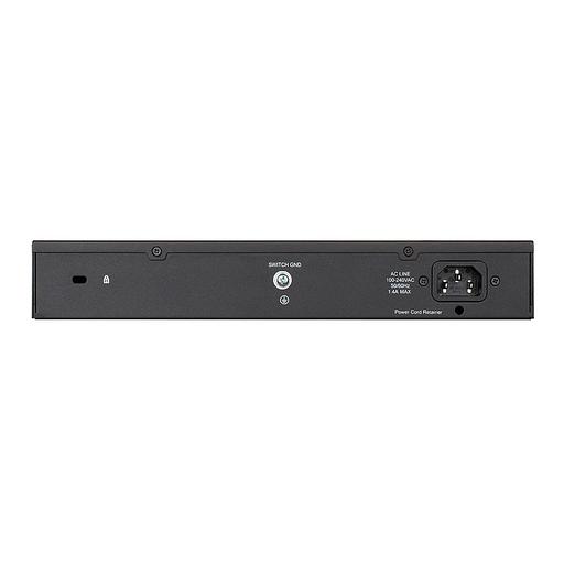 Коммутатор D-Link DGS-1100-24PV2/A3A, L2 Smart Switch with 24 10/100/1000Base-T ports (12 PoE ports 802.3af/802.3at (30 W), PoE Budget 100 W). 8K Mac address, 802.3x Flow Control, 802.3ad Link Aggregation, Po (DGS-1100-24PV2/A3A) фото 2