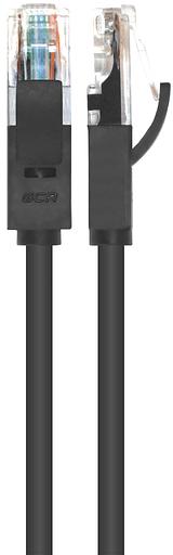 Greenconnect Патч-корд прямой 3.0m, UTP кат.5e, черный, позолоченные контакты, 24 AWG, литой, GCR-LNC06-3.0m, ethernet high speed 1 Гбит/с, RJ45, T568B Greenconnect RJ45(m) - RJ45(m) Cat. 5e U/UTP PVC 3м чёрный (GCR-LNC06-3.0m) фото 2