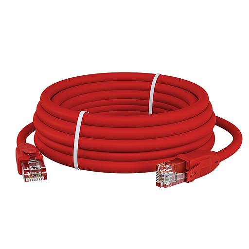 GCR Патч-корд прямой 5.0m UTP кат.6, красный, 24 AWG, литой, ethernet high speed, RJ45, T568B Greenconnect RJ45(m) - RJ45(m) Cat. 6 U/UTP PVC 5м (GCR-52531) фото 2