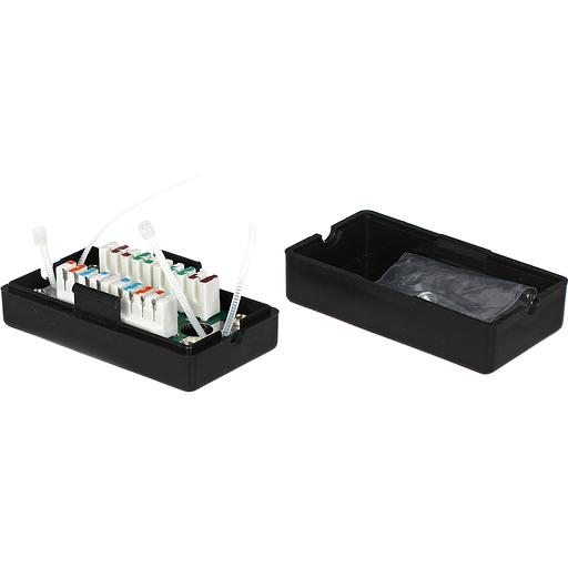 Соединительный бокс для витой пары UTP cat. 5e, 6 T568A/B, IDC: krone, черный VCOM VCOM NM211 фото 3