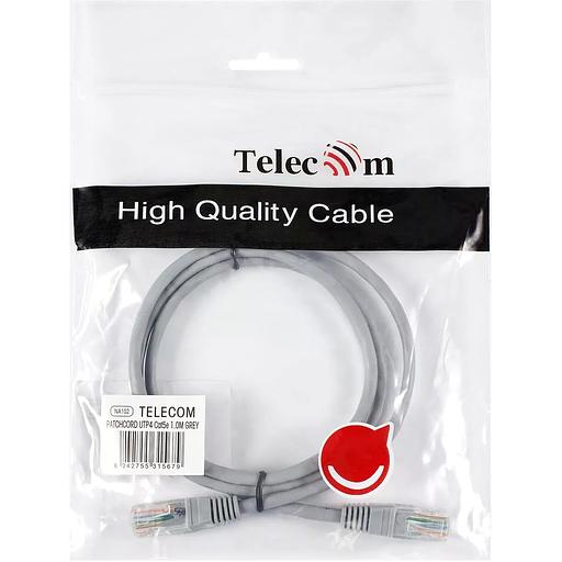 Патчкорд литой "Telecom" UTP кат.5е 1,0м серый VCOM NA102--1M фото 8