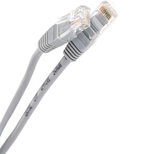 Патчкорд литой "Telecom" UTP кат.5е 20,0м серый VCOM NA102--20M фото 2