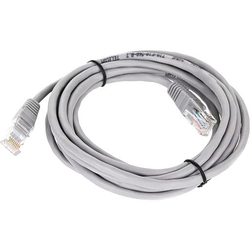 Патчкорд литой "Telecom" UTP кат.5е 3,0м серый VCOM NA102--3M фото 1