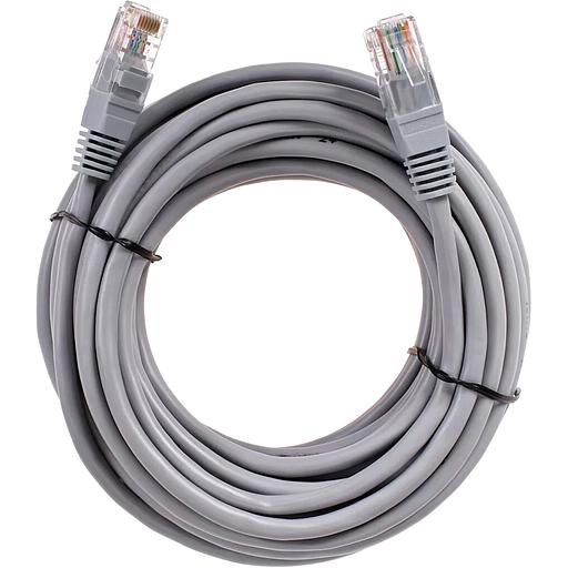 Патчкорд литой "Telecom" UTP кат.5е 10,0м серый VCOM NA102--10M фото 3