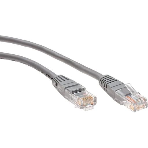 Патчкорд литой "Telecom" UTP кат.5е 10,0м серый VCOM NA102--10M фото 6