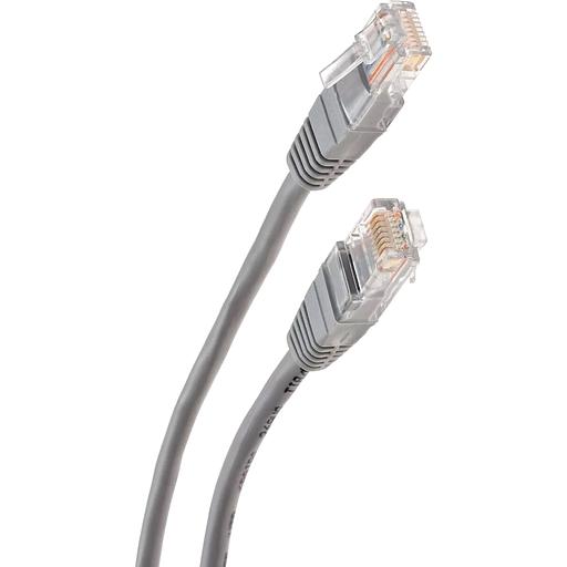 Патчкорд литой "Telecom" UTP кат.5е 5,0м серый VCOM NA102--5M фото 2