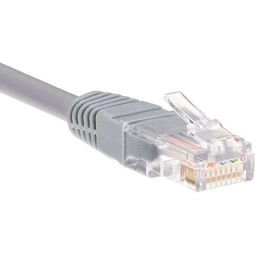 Патчкорд литой "Telecom" UTP кат.5е 5,0м серый VCOM NA102--5M фото 6